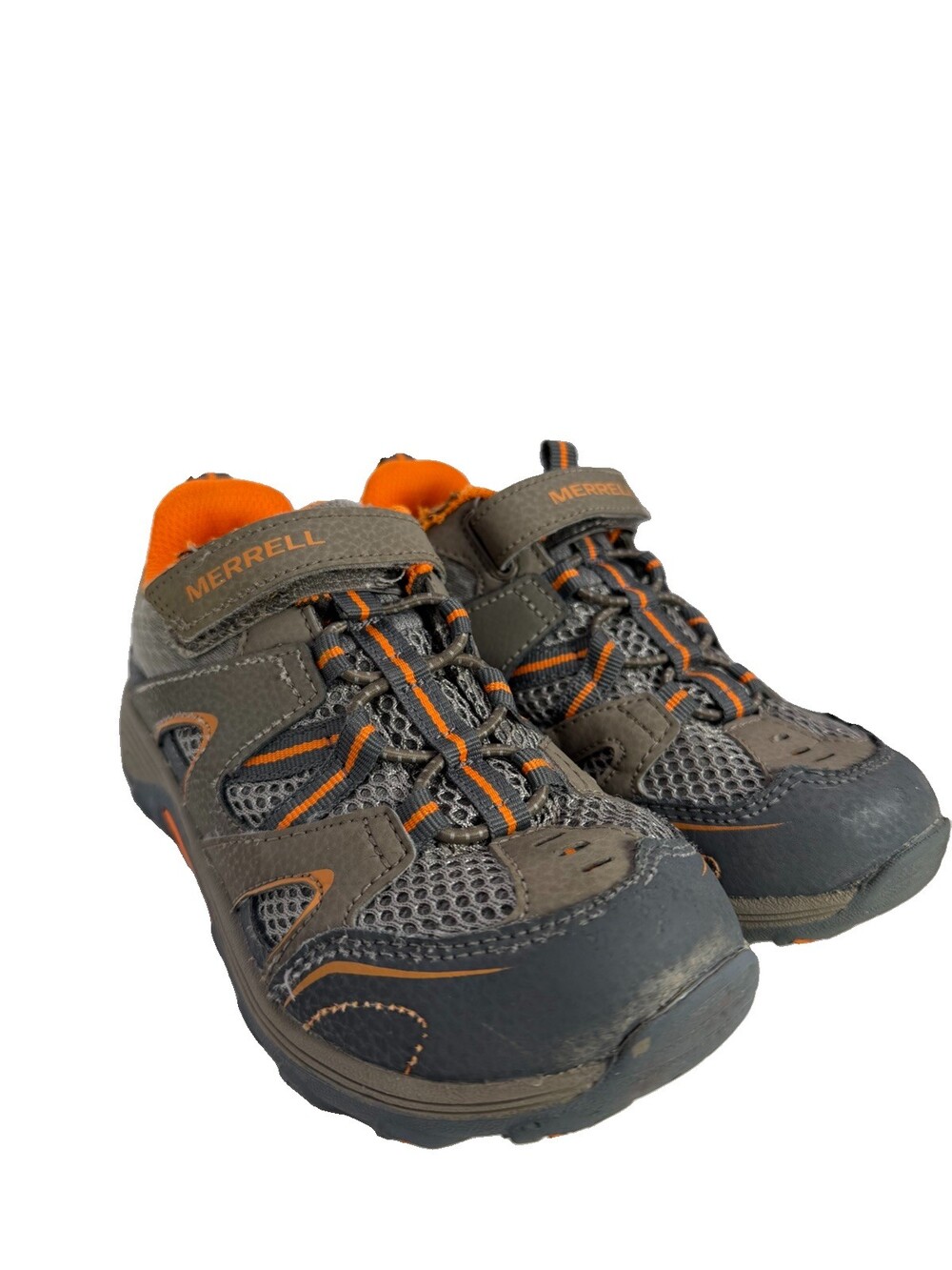 Merrell Kids' Boys Trail Chaser Hiking Sneaker Gunsmoke/Orange